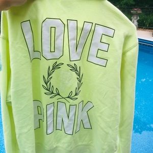 Yellow 1/4 zip up from PINK